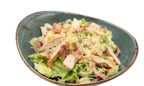 Ceasar with BBQ chiken / Цезар с пиле на BBQ