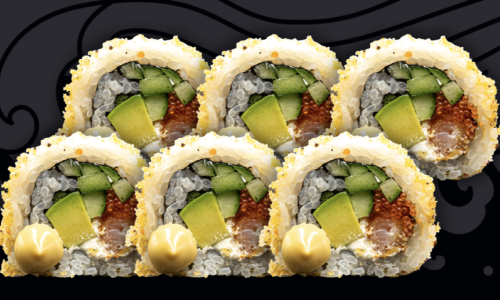 Футомаки скарида темпура / Futomaki Shrimp Tempura