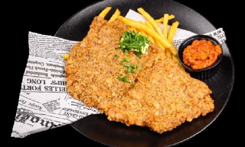 Хрупкав свински шницел / Crispy pork schnitzel