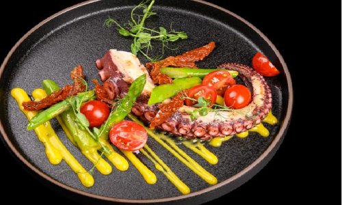 Октопод на плоча / Octopus on a plate