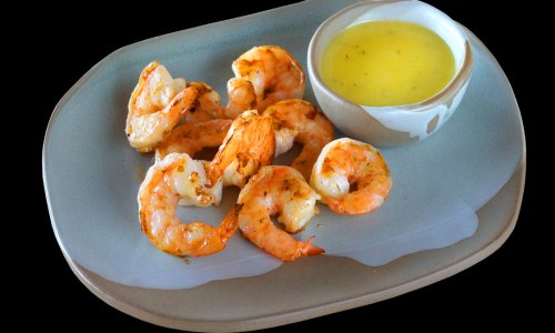 Скариди на плоча / Shrimps on a plate